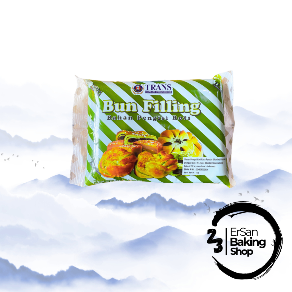 

Filling Kacang Hijau Pandan/Isian Kacang Hijau Trans/Bun Filling Trans/Bahan Pengisi Roti Pandan 1Kg