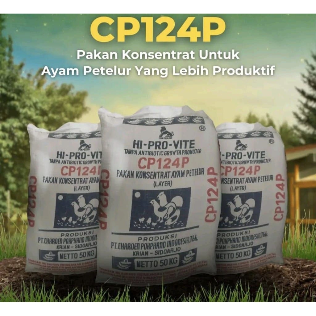 HI PRO VITE CP124P KONSENTRAT PAKAN AYAM PETELUR
