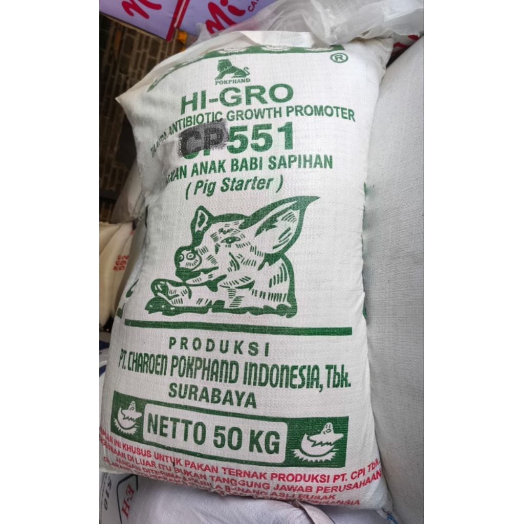 HI GRO 551 PUR PAKAN BABI PENGGEMUKAN PEMBESARAN