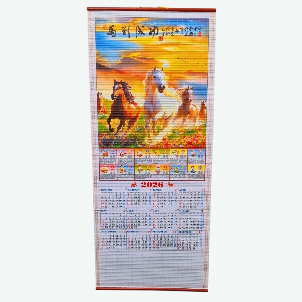 

Kalender Tahun Kuda Kalender Gulung 2026