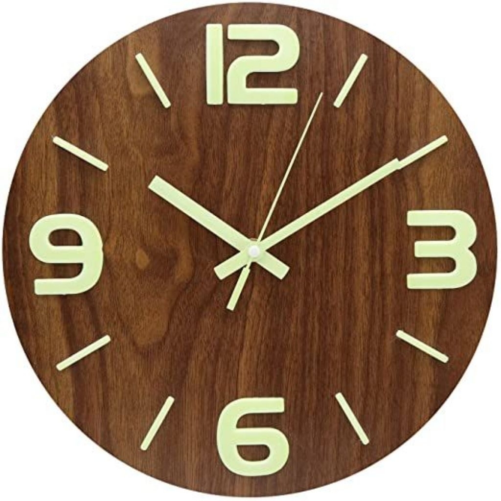 Jam Dinding Unik Kayu Jati