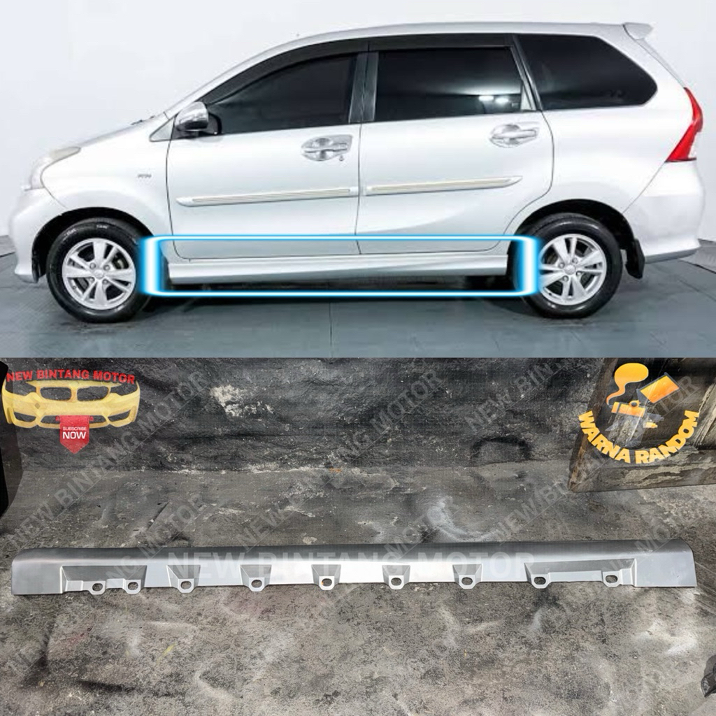 Sideskirt bodykit samping kiri avanza veloz 2012 2015 original