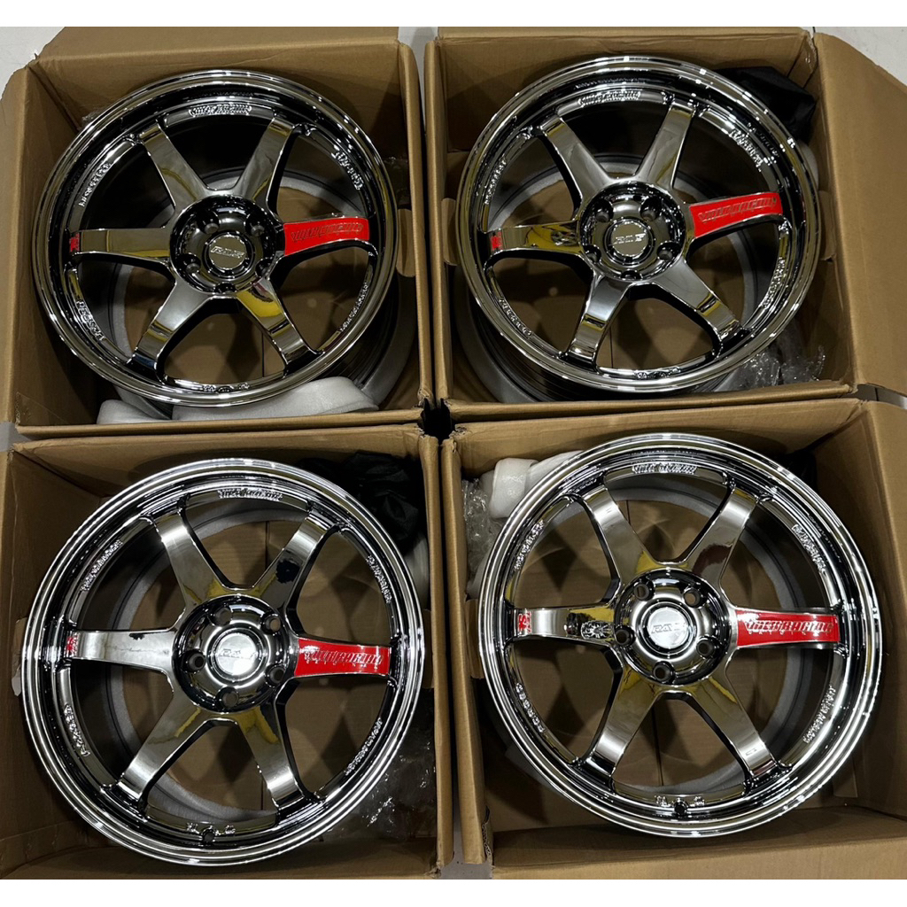 Velg TE37 Blackcrome Ring 18 Prospeed