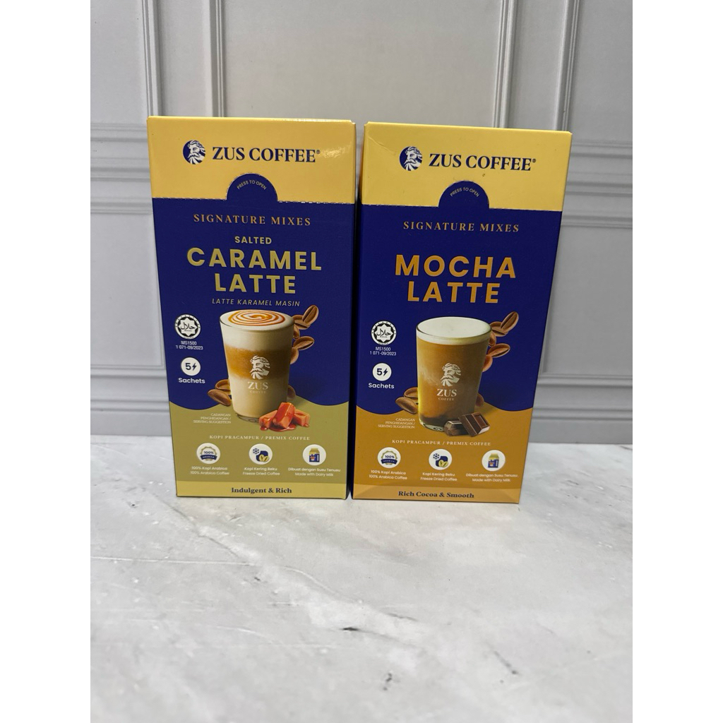 

Zus coffee malaysia caffe latte dolce latte caramel latte
