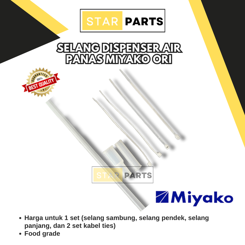 SE-SELANG DISPENSER AIR PANAS MIYAKO ORIGINAL 1 SET