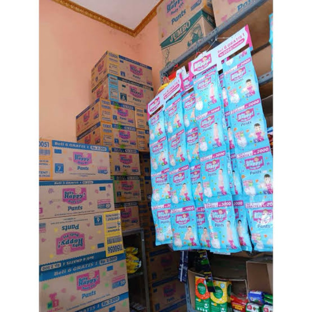 PROMO PAMPERS BABY HAPPY 48+8 1 KARTON M/L/XL/XXL