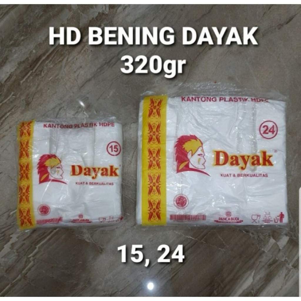 plastik bening dayak
