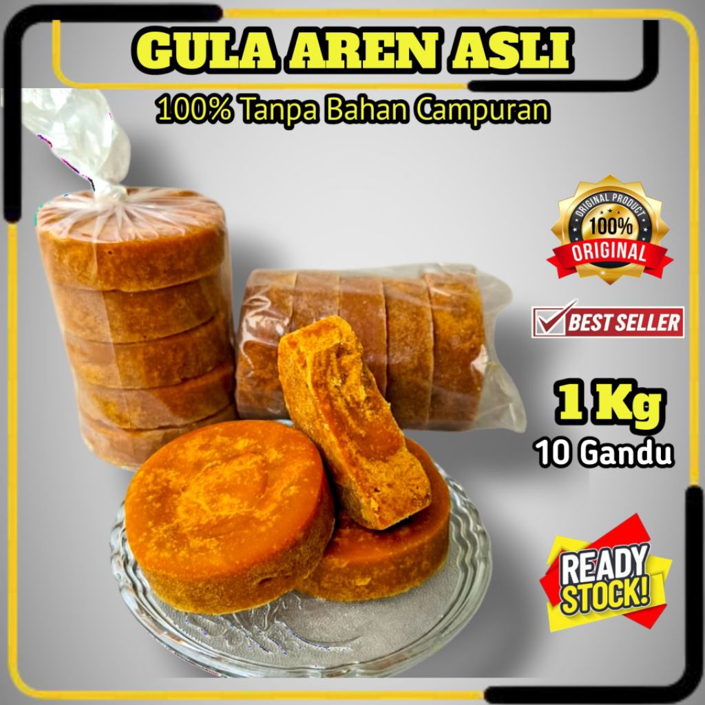 

Gula Kawung / Gula Aren Asli isi 10 Pcs / Gandu ( Asli Tanpa Campuran) - Murah Gratis Ongkir
