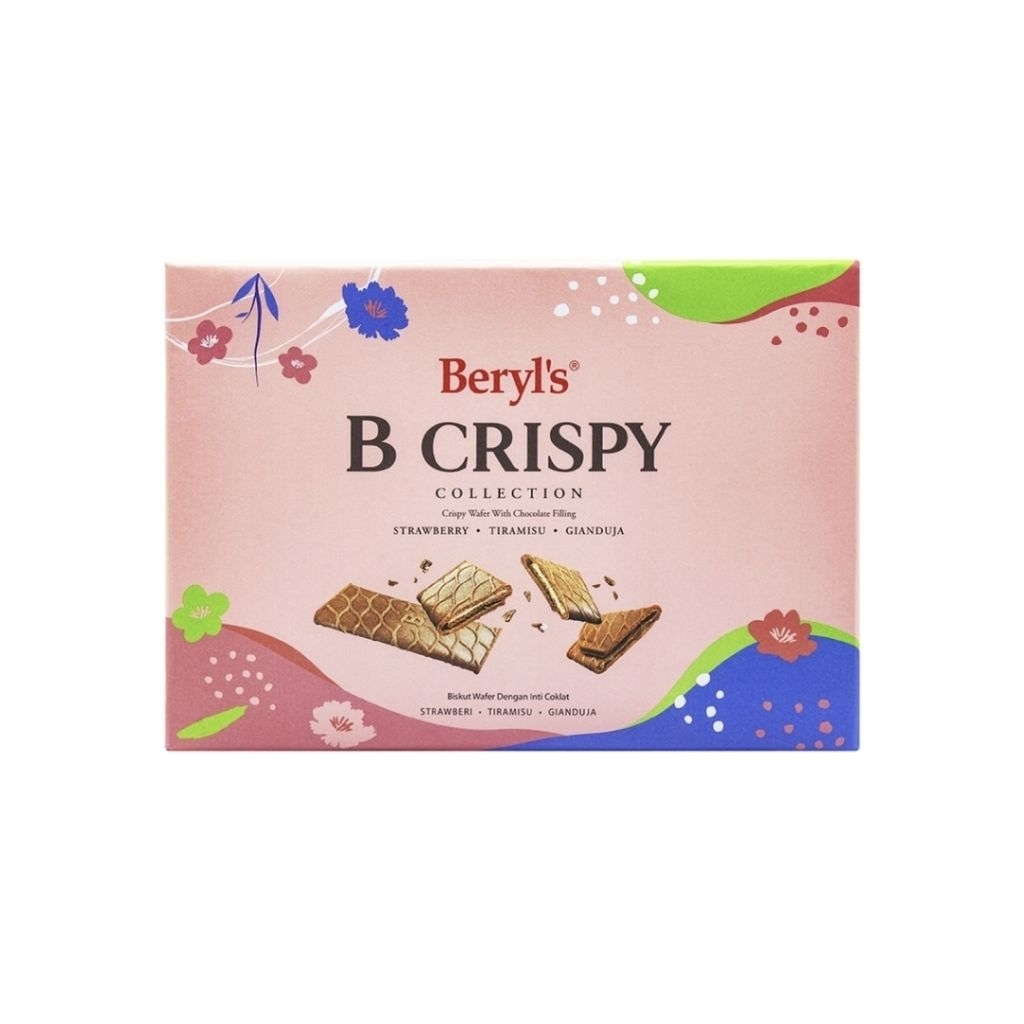 

Beryl's Beryls B Crispy Wafer With Strawberry / Tiramisu / Gianduja Chocolate Filling