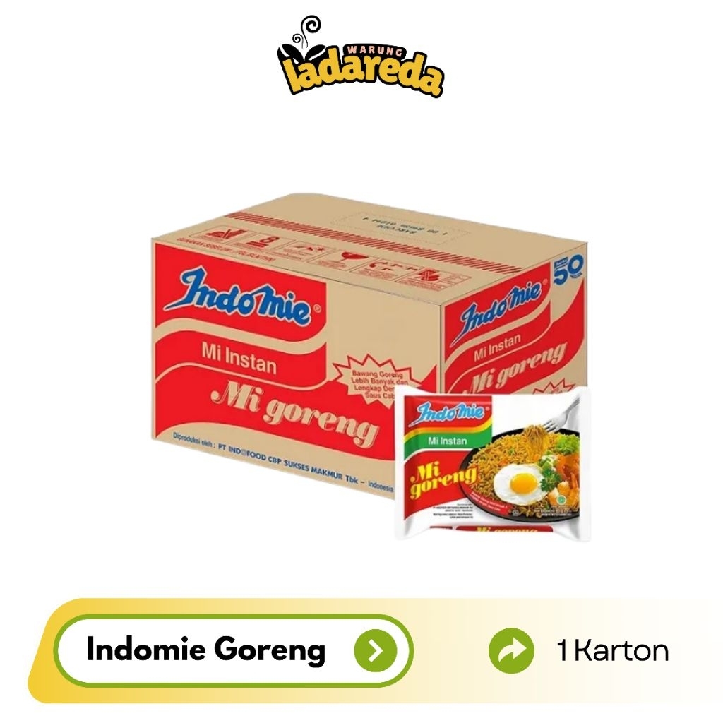 

Indomie Instan Mi Goreng 40 pcs / 1 Dus