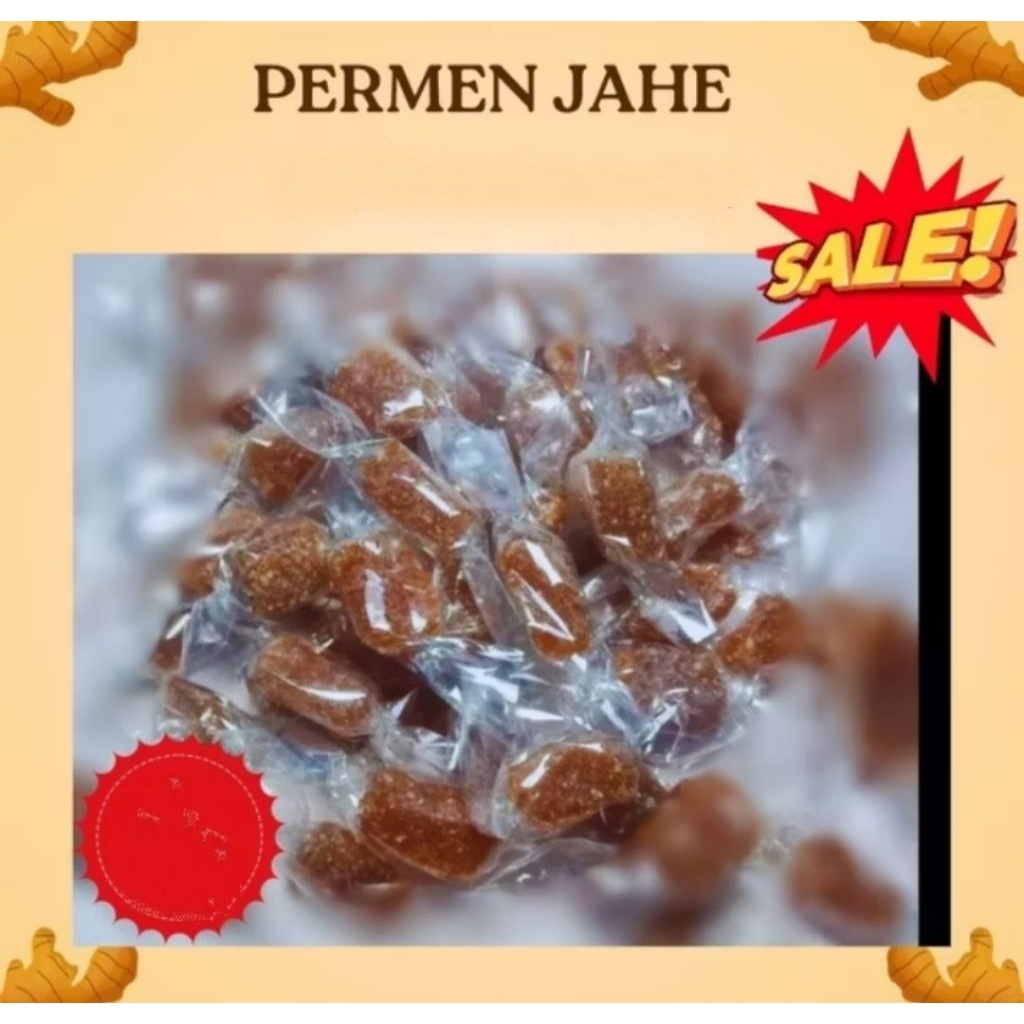 

PERMEN JAHE ASLI JADUL / Melegakan Tenggorokan / Mencegah Mual dan Bisa untuk Ibu Hamil