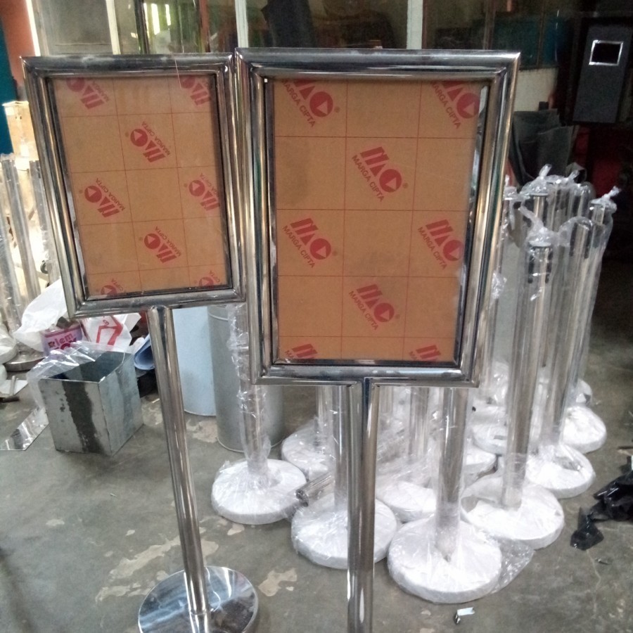 

Standing Display Poster A3 Stainless/Standing Poster A3