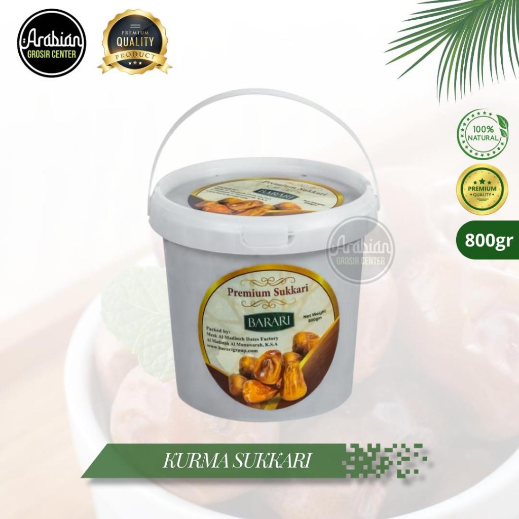 

BARARI Sukkari Kurma Arab 800gr Premium Sukari Dates High Quality Tekstur Lembut