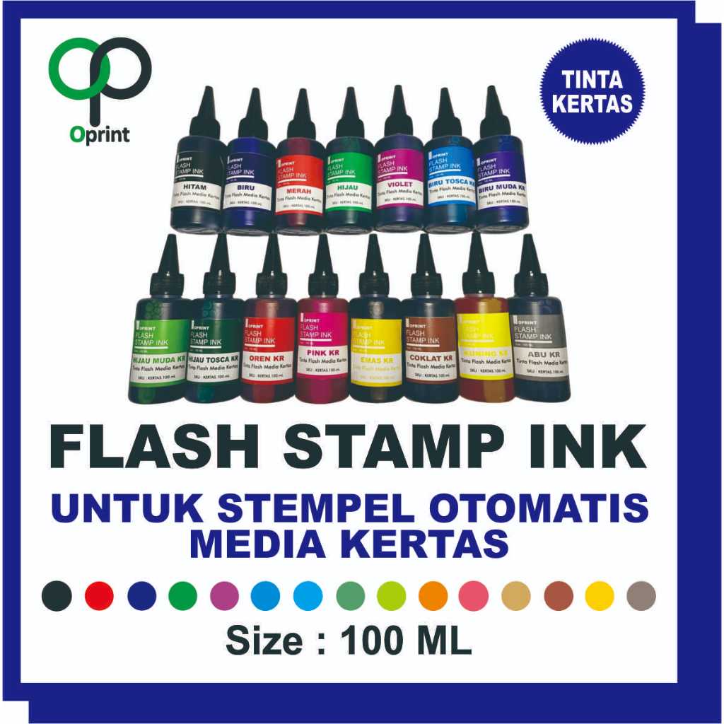 

Tinta KERTAS Size 100 ml