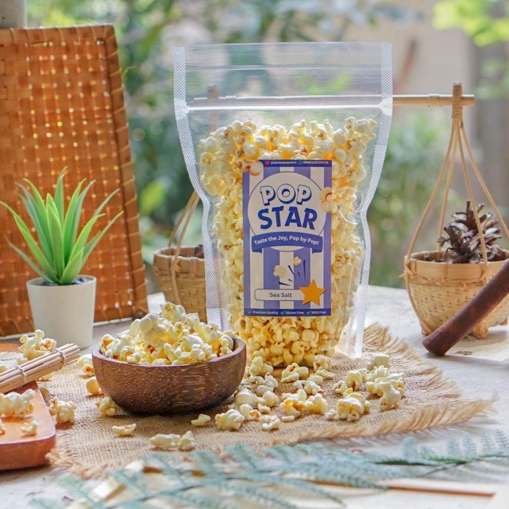 

Popstar Popcorn Reguler - Sea Salt