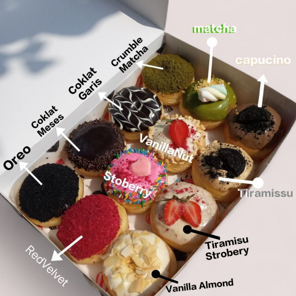 

DONAT PREMIUM ISI 12 PCS (MANIS)