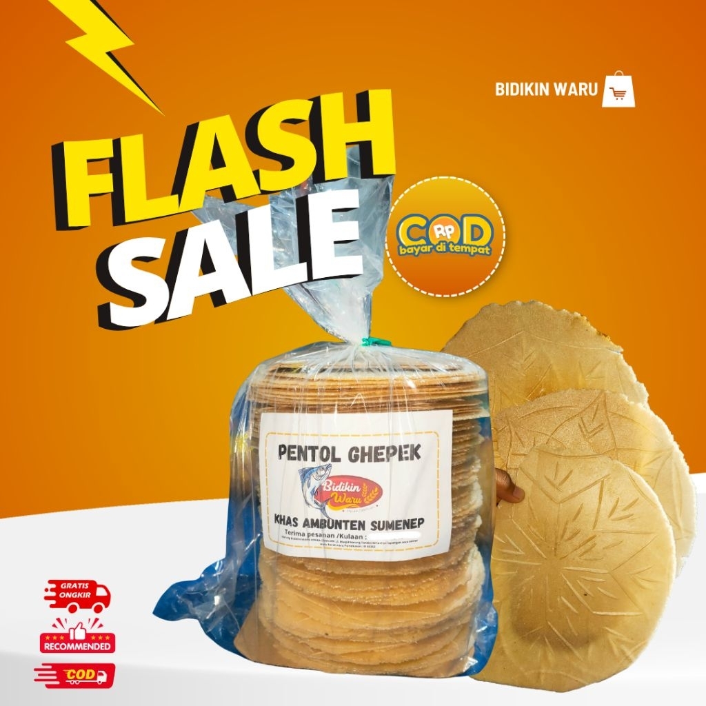 

PENTOL GHEPEK JUMBO KHAS AMBUNTEN SUMENEP GRATIS SAMBAL+ BIDIKIN WARU ANEKA CAMILAN
