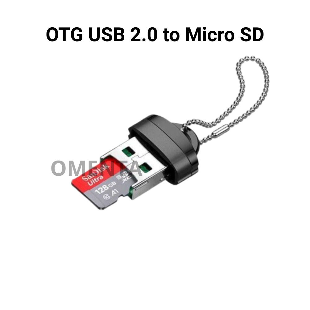 KingCard TF57 Card Reader OTG Kartu Memori Micro SD to USB 2.0