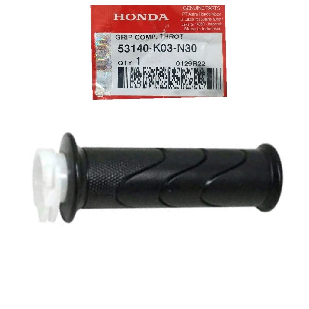 53140-K03-N30 HANDGRIP GRIP SELONGSONG GAS KANAN REFO FI SUPRA X 125 FI