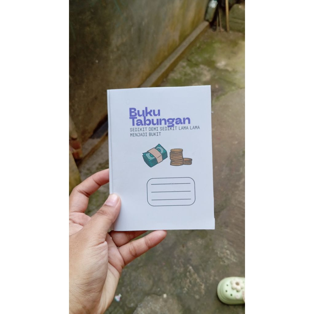 

Buku tabungan rajin menabung