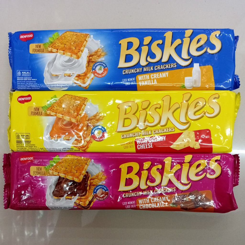 

BISKIES - CRUNCHY MILK CRACKERS 96g