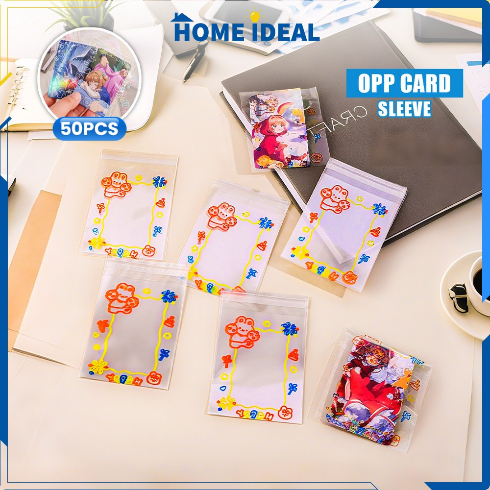 

Plastik Bungkus Sleeve Photocard Motif Lucu Cover Kartu Multifungsi / Plastik Packaging 50 Lembar Bungkus Sleeve Kartu Kpop HI C1365