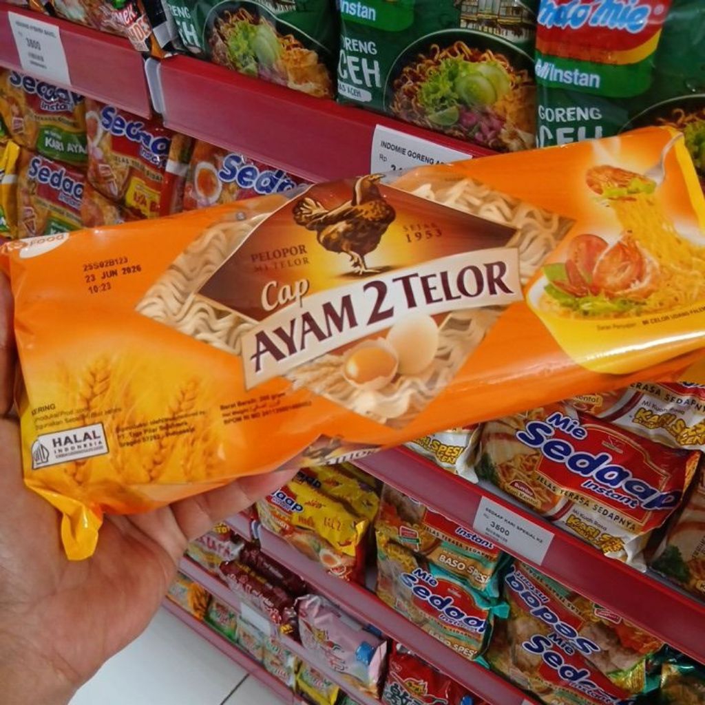 

Mie cap ayam 2 telor 200g