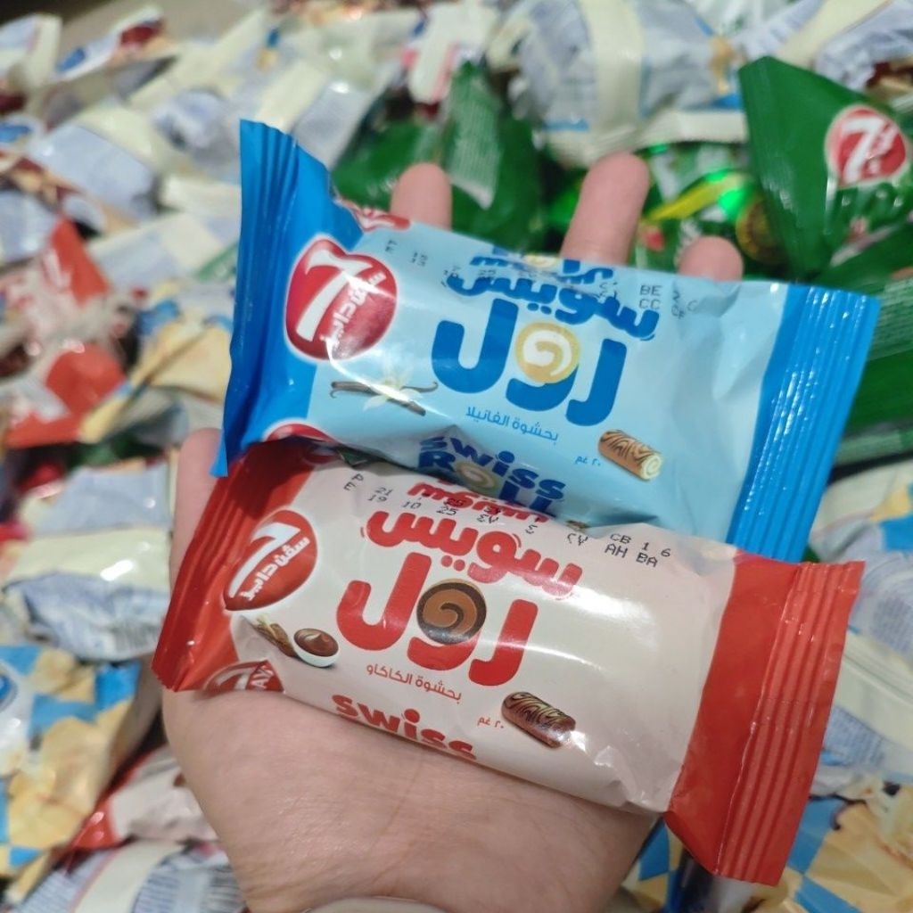 

[Afluth Store] Swiss Roll Vanilla / Bolu 7 Days / Oleh Oleh Saudi