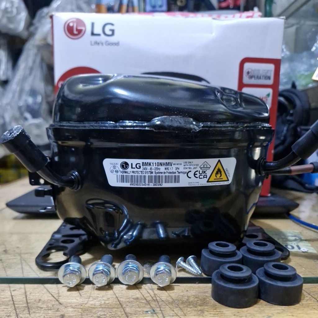 Kompresor kulkas LG INVERTER ORI BMK110NHMV R600a