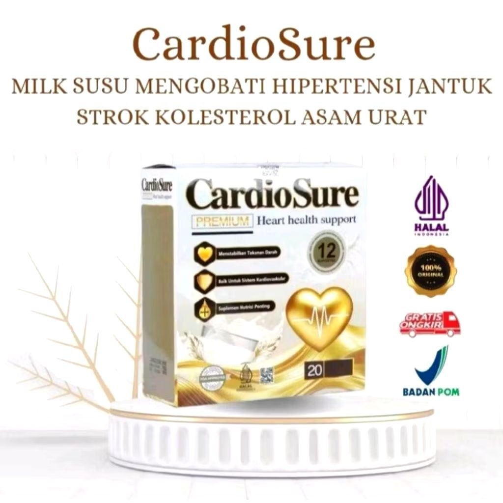 

[PROMO] CARDIOSURE 100% ASLI SUSU HERBAL MENURUNKAN TEKANAN DARAH TINGGI HIPERTENSI JANTUNG & ASAM URAT