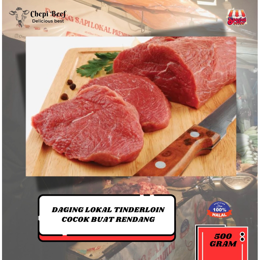 

Daging Sapi Lokal premium RendangSemurGulai /500gram