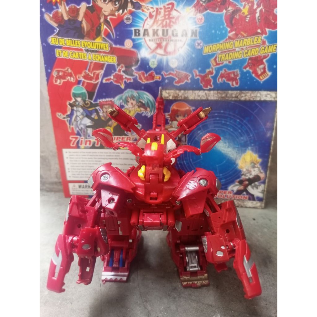 bakugan maxus dragonoid merah
