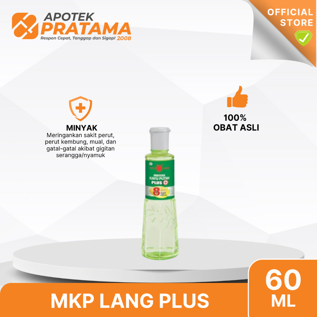 MINYAK KAYU PUTIH PLUS CAP LANG 30ML/60ML/120ML