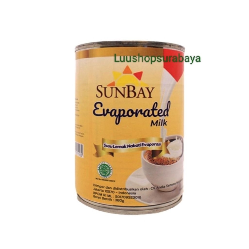 

SunBay Evaporated Milk Kaleng 380gr Sunbay Susu Evaporasi