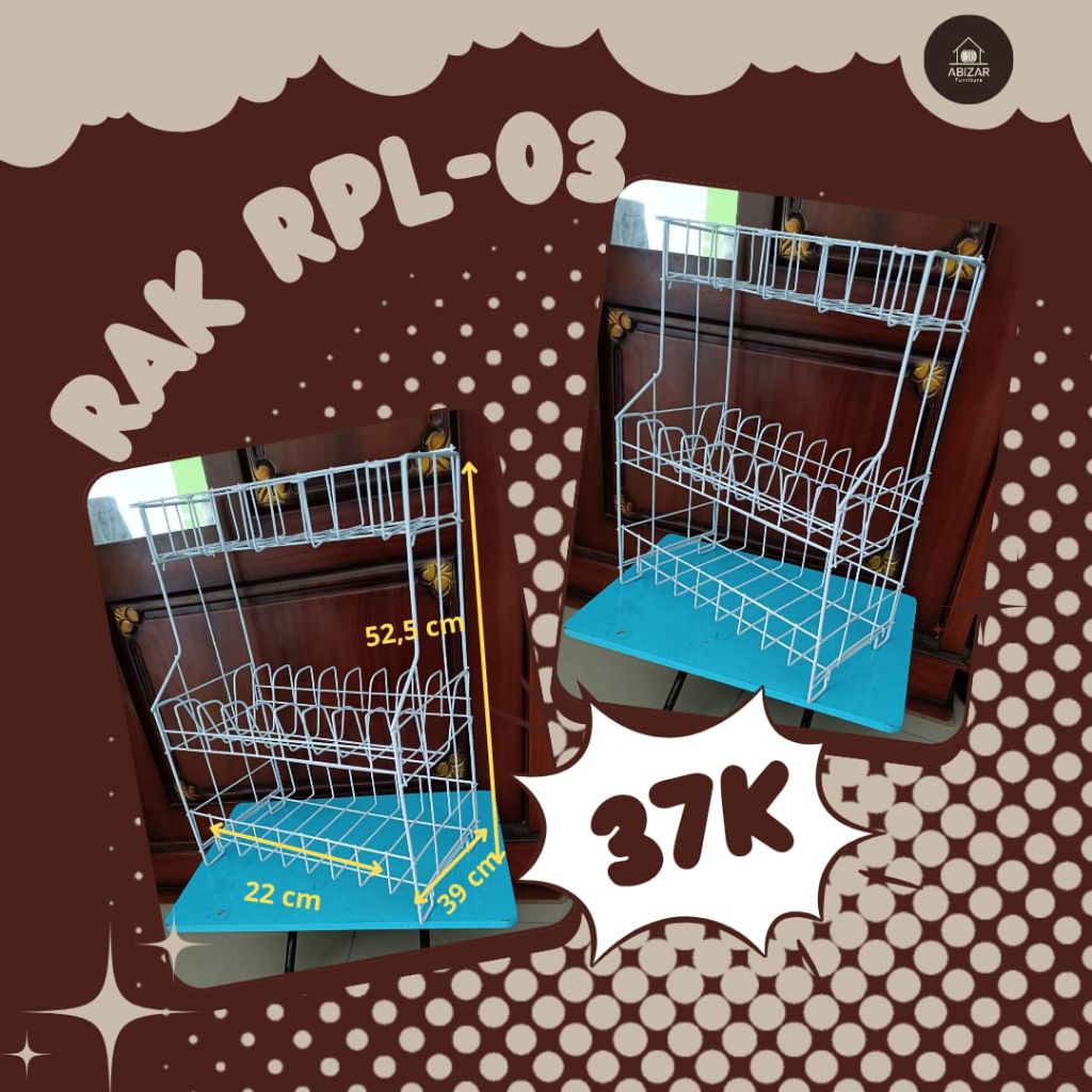 rak piring type RPL 03