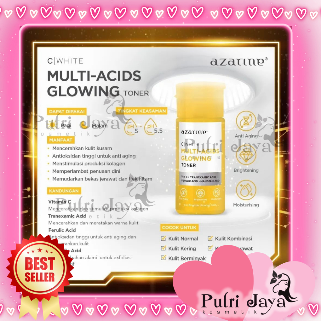 Azarine MULTI ACID GLOWING TONER