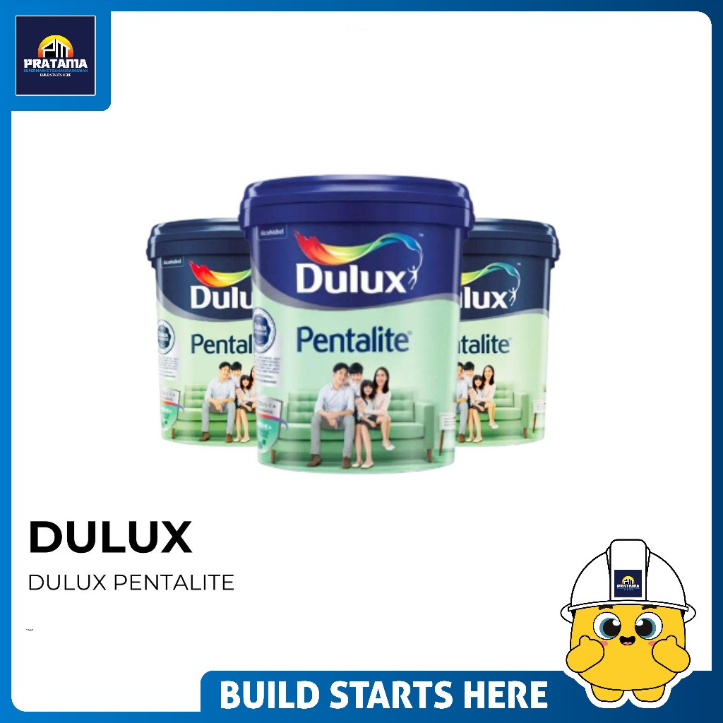DULUX PENTALITE ANTI BAKTERIA KEMASAN 2.5 L BASE COLOUR