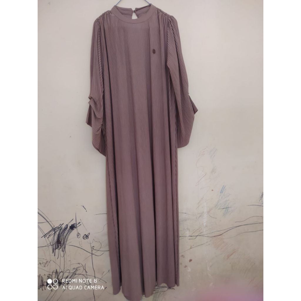 abaya plisket hi fashion