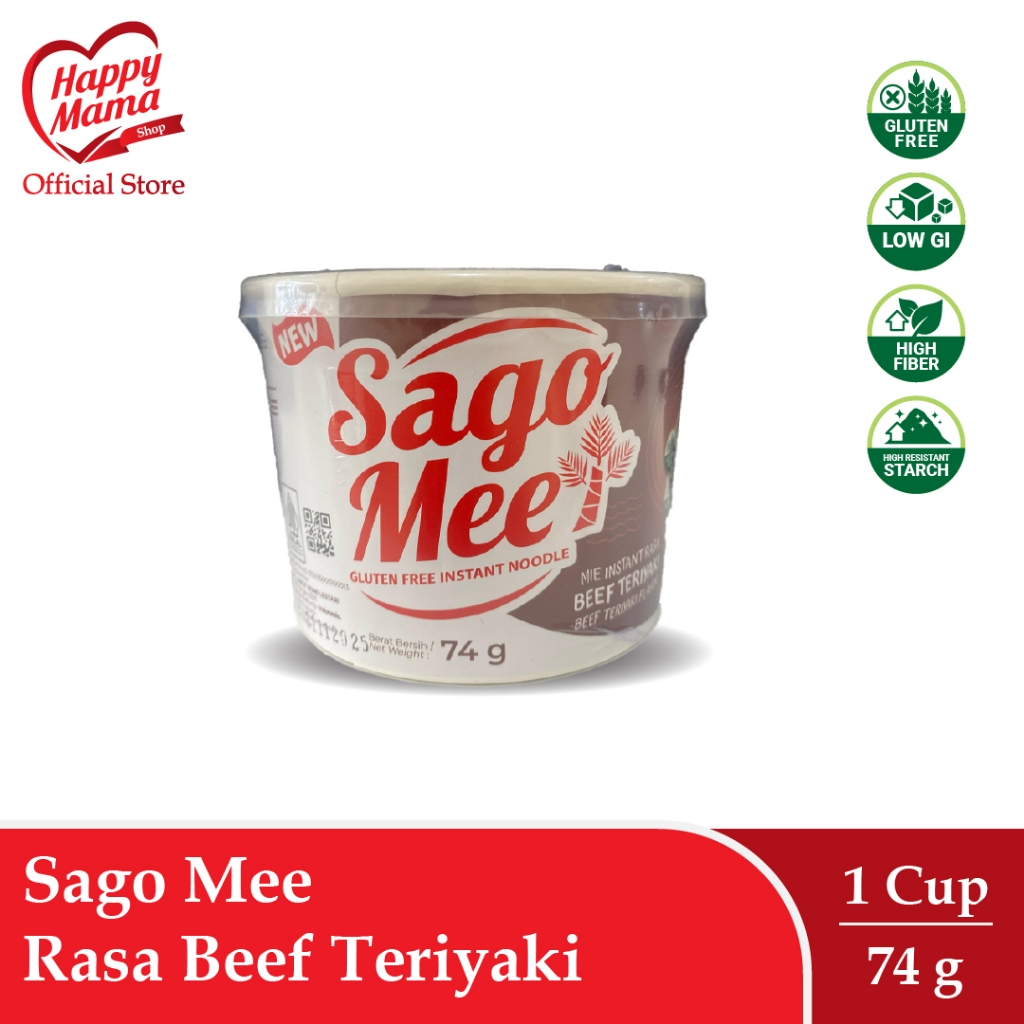 

Sago Mee Mie Instan Gluten Free Beef Teriyaki 74g