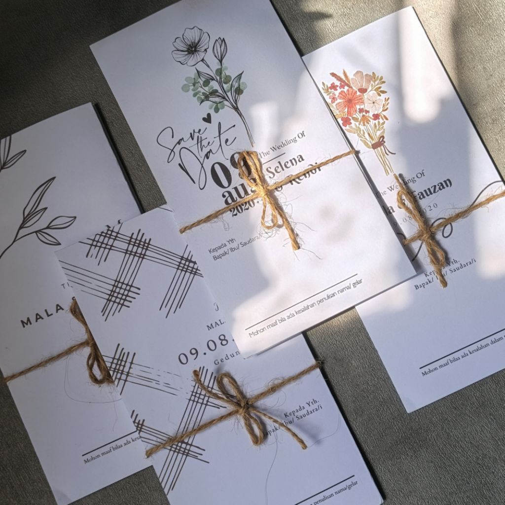 UNDANGAN LIPAT 3 SOFT COVER SIMPLE, KEKINIAN