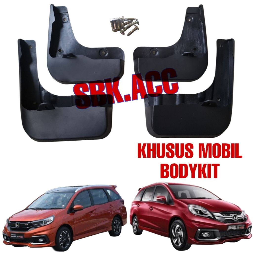 Mud Guard Mudguard Mobilio RS 2013 2014 2015 2016 / Karpet Lumpur Mobilio RS / Penahan Lumpur Mobili