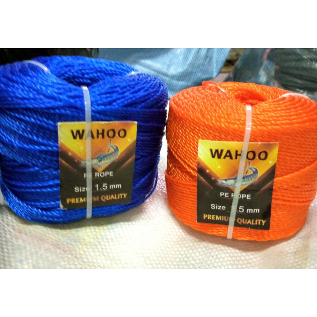 

tali warna PE 1.5 mm harga per roll