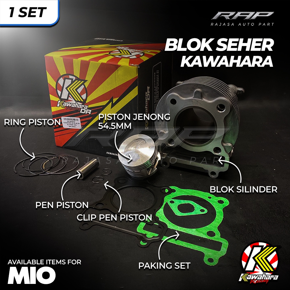 BLOK SEHER/BORING MIO LAMA MIO SPORTY MIO SMILE MIO SOUL BORE UP 54,5MM CYLINDER BLOK MIO LAMA 54,5M