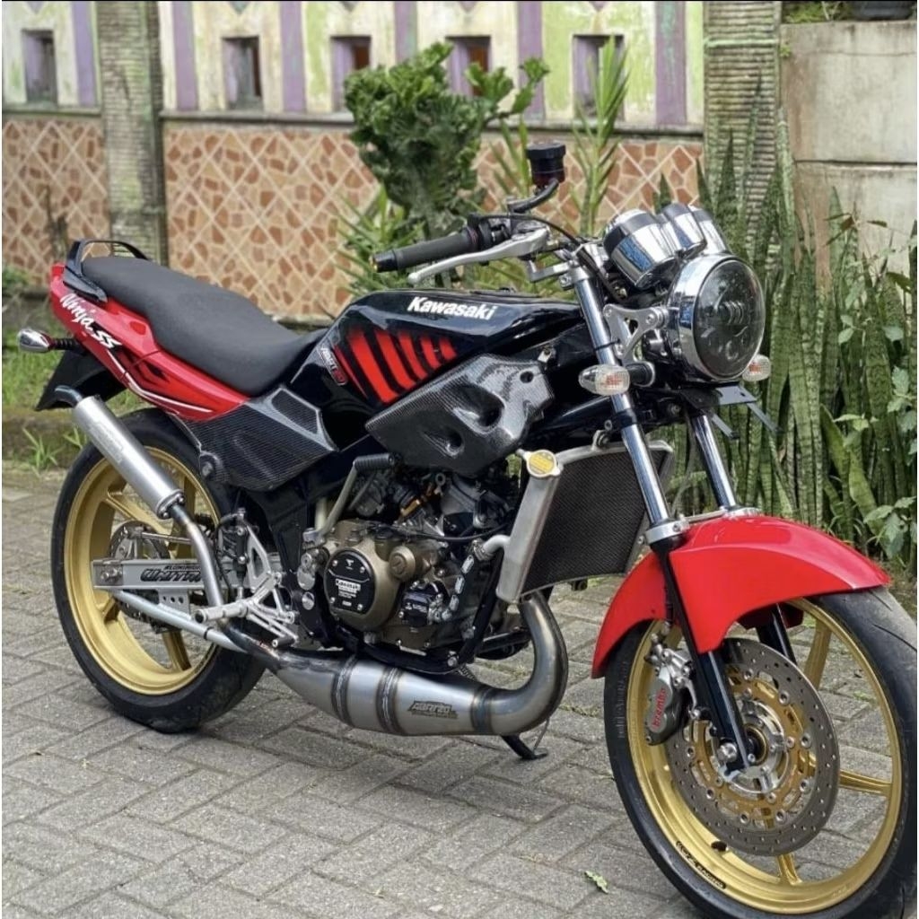 Knalpot ABRT20 Ninja R/SS Superkobra Plat Galvanis Original Pabrik ABRT20