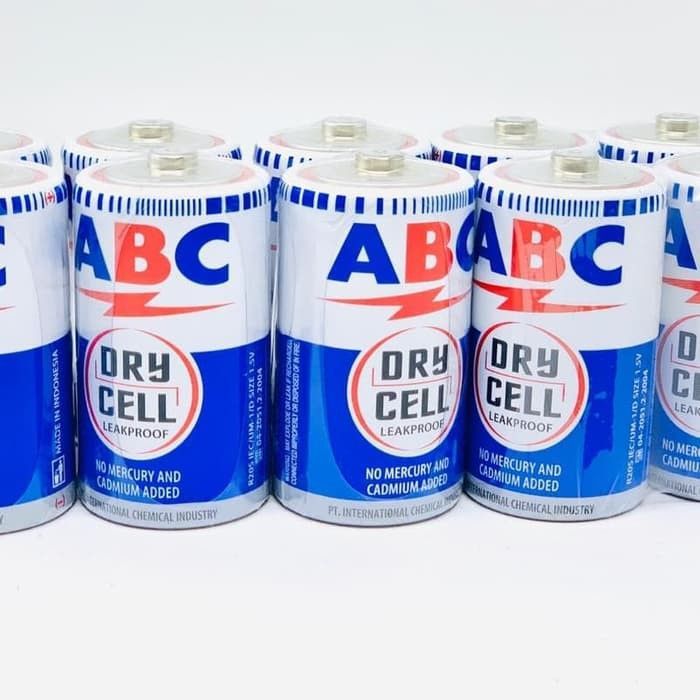 JUAL BATERAI  ABC  D  R20  BSR