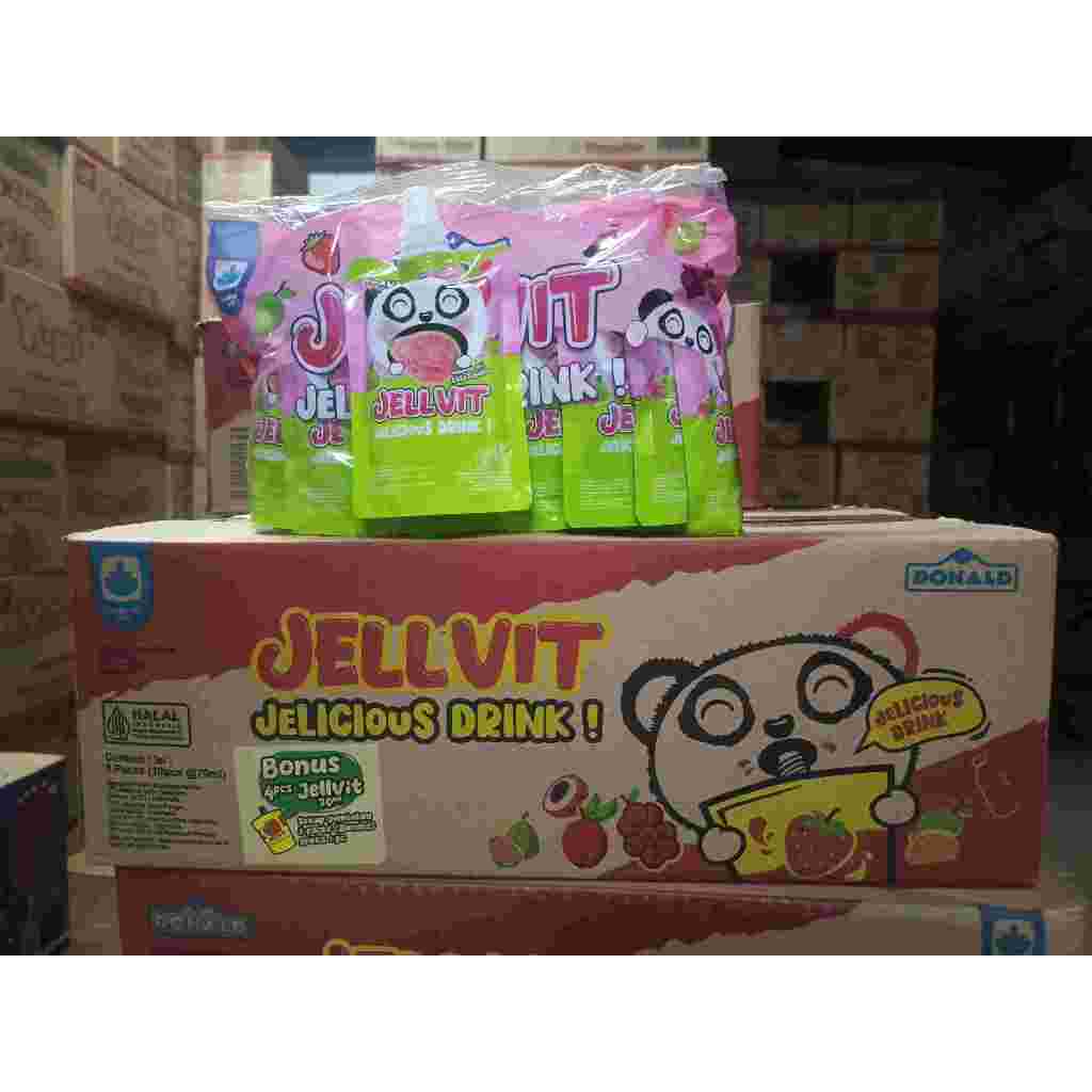 

Sehati Snack - DJ Jellvit Minuman Guava, Mango, Strawberry Minuman Jelly Pouch | 70ML, 1pack(10pcs)