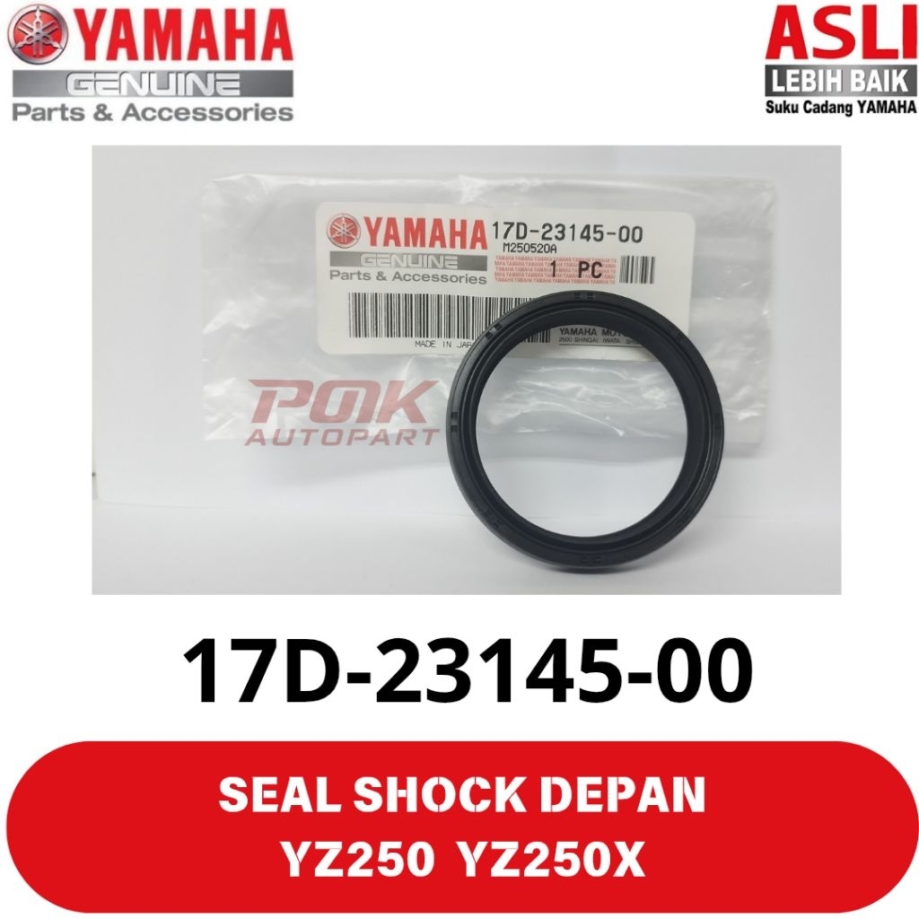 Seal Dust Seal Shok Shock depan USD UPSIDE-DOWN YZ250X YZ-250X YZ 250 Made In Japan ORIGINAL YAMAHA 