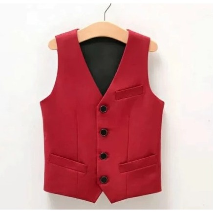 Rompi/Outer Anak Tanpa Lengan - Vest Blazer Edisi Agustusan /Kemerdekaan Merah Putih