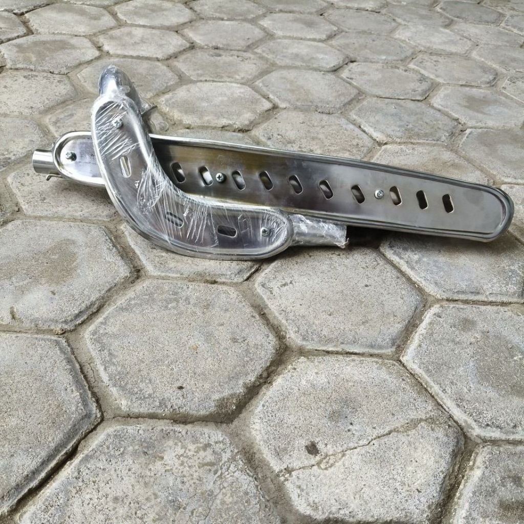 Knalpot Scrambler C Series Bebek C70 C50 Grand Astrea Dll