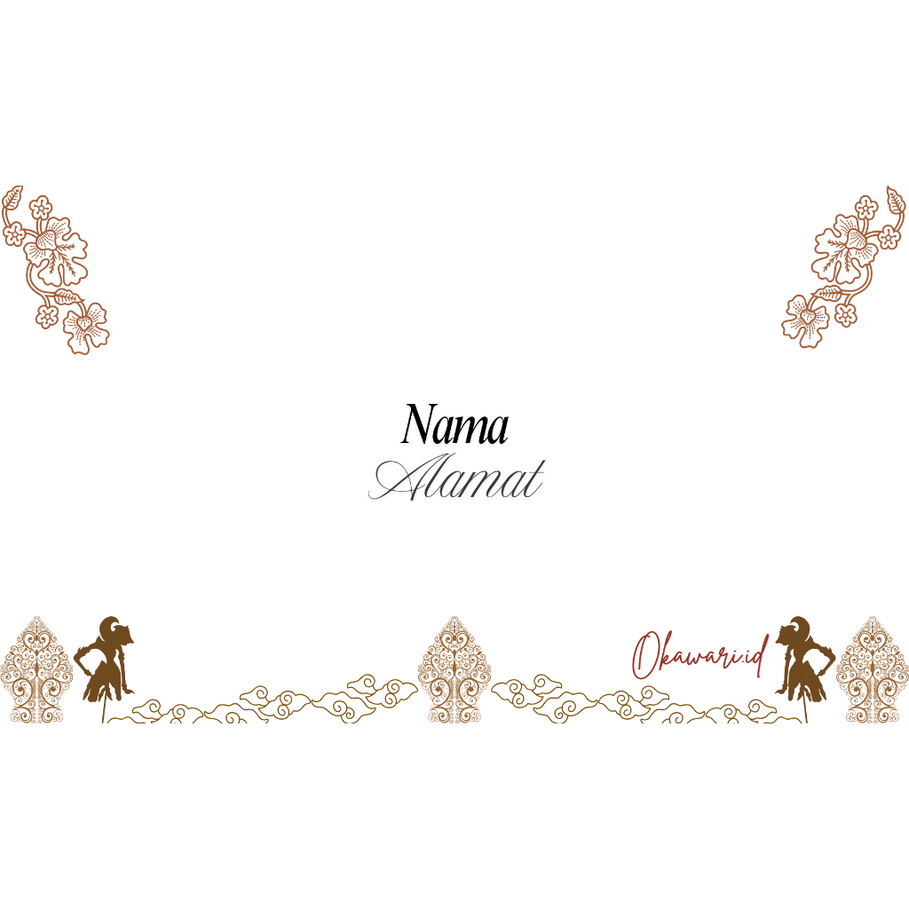 

(batch 8) Amplop kondangan undangan custom nama dan alamat (uk 152 x 90 mm)